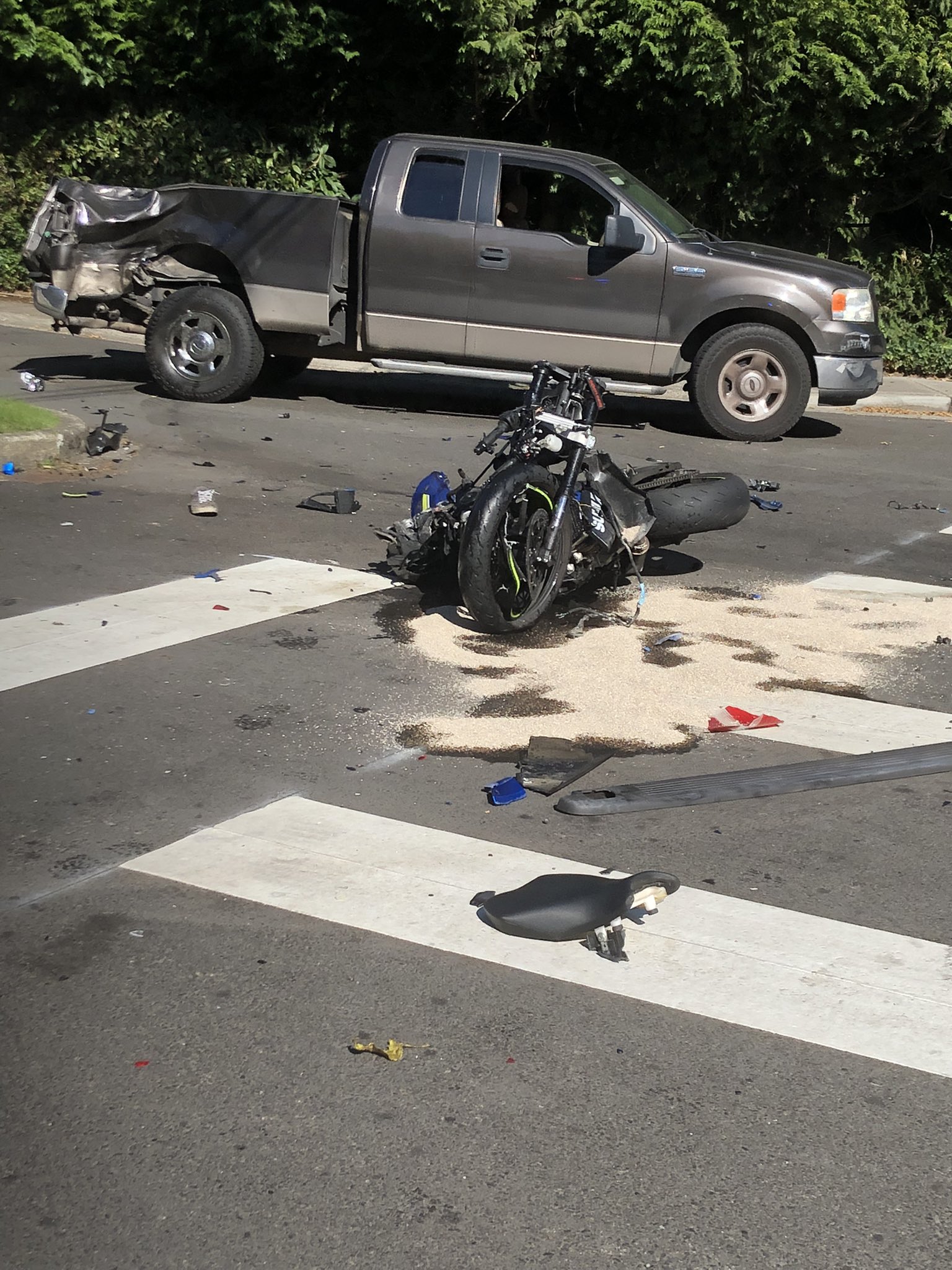 Puget Sound Fire on Twitter "Truck vs motorcycle collision at 12100