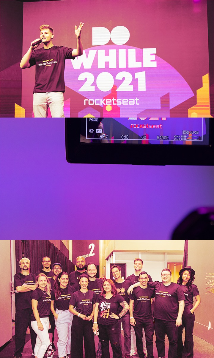 rocketseat's tweet photo. Ai que saudade do nosso #DoWhile 💜
Abra a imagem para uma surpresa 👀🚀
Será que a edição 2022 #vemaí?
#rocketseat https://t.co/Hlto7xpyHP
