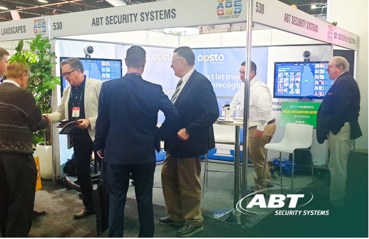ABT_Group_'s tweet image. A large turnout at the Australasian Gaming Expo this week!

Thank you for coming and watching closely @OostoAI real-time #FacialRecognition systems and interface.

#AGE2022 #acesscontrol #ethicalAI