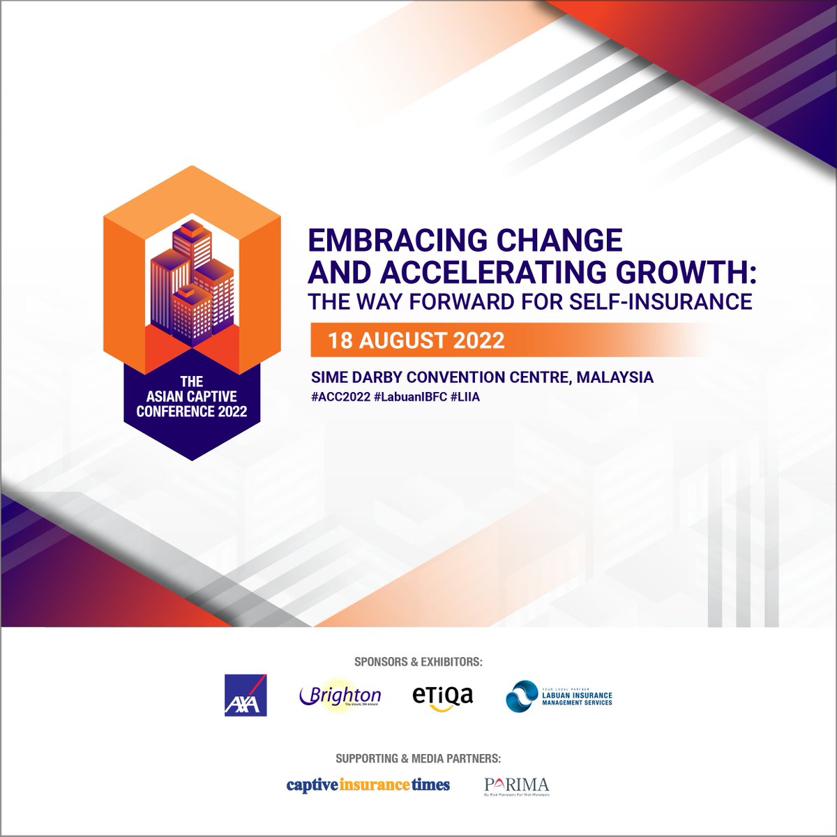 PARIMAorg's tweet photo. Labuan IBFC's Asian Captive Conference is returning for its fifth year as an in-person event this 18 August, 2022 held at Kuala Lumpur, Malaysia#ACC2022. Save the date and register now at https://t.co/NtHg8u6TqR.
#LabuanIBFC #LIIA #riskmanagement #insuranceindustry #APAC https://t.co/NsKpVcHOFJ