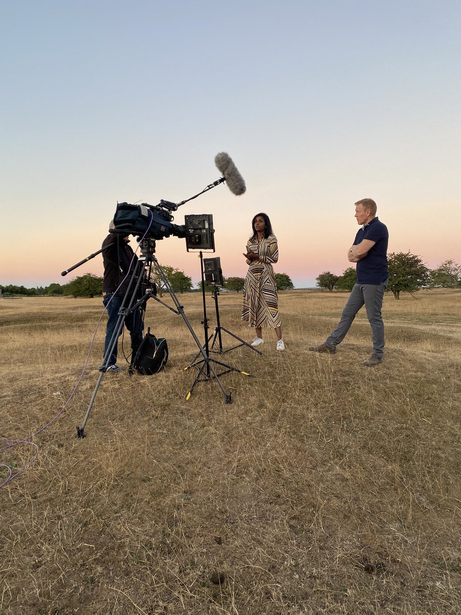 @AdamHenson is with @NityaGRajan and @GMB this morning - broadcasting from @CotswoldFarmPrk talking about the impacts of the drought