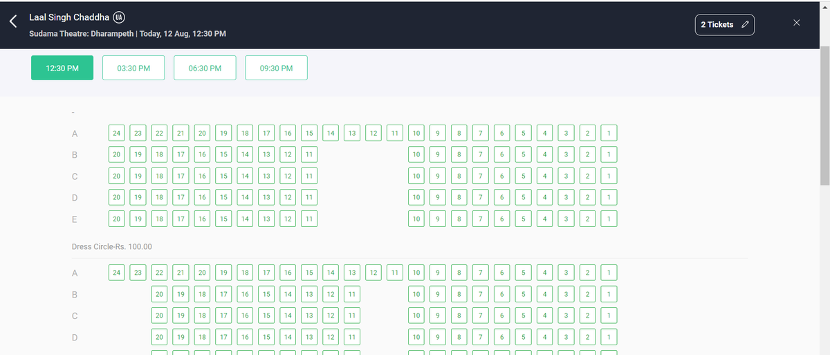 #LSCkeLLG 
#AamirKhan 
@AKPPL_Official 
#BoycottbollywoodCompletely 
#BoycottLalSinghChaddha 

Well done Nagpur people.
12.30 PM show, Not a single ticket booked.