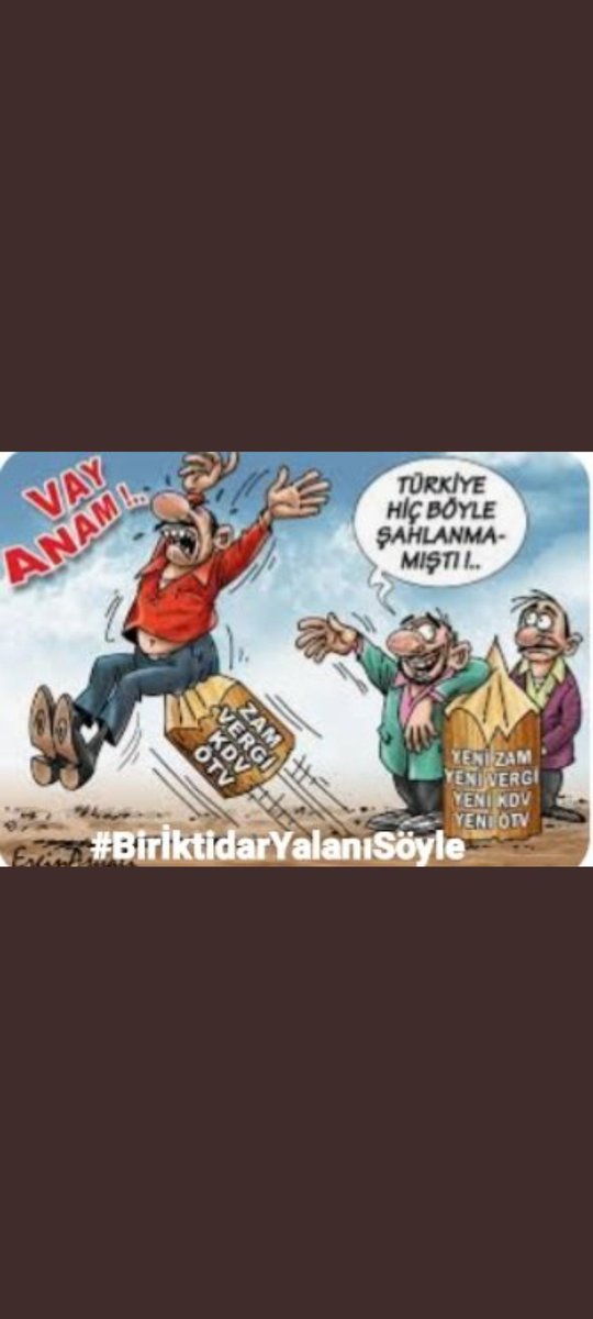 Deveye sormuşlar neden boynun eğri 
Nerem düzgün ki demiş misali hangi yalanı sayacağımı şaşırdım 
İktar külliyen yalan bence
#BirİktidarYalanıSöyle