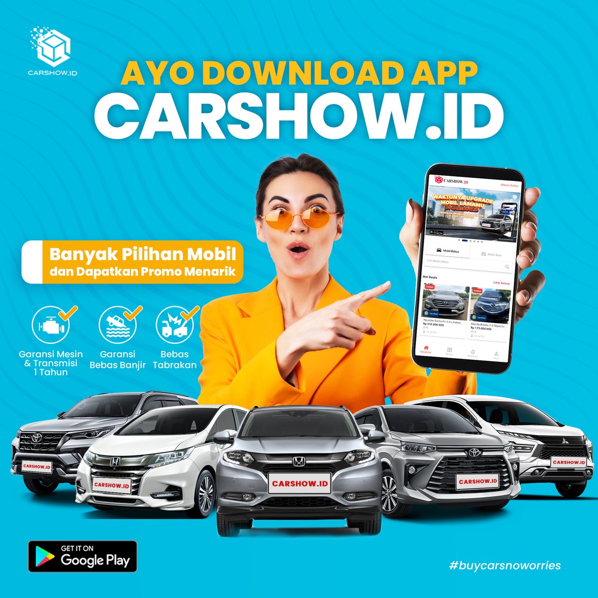 CarshowId's tweet photo. Cari mobil bekas sekarang gak perlu repot dan khawatir lagi!!

Khawatir soal mesin lah, bekas banjir lah, atau bekas tabrakan.
Itu semua gak perlu lagi kamu pikirin!

Carshow menjamin semua mobil dalam kondisi yang terbaik, aman dan nyaman.

#jualmobilmurah #jualmobil #jualmobil https://t.co/jdlLrTkUgO