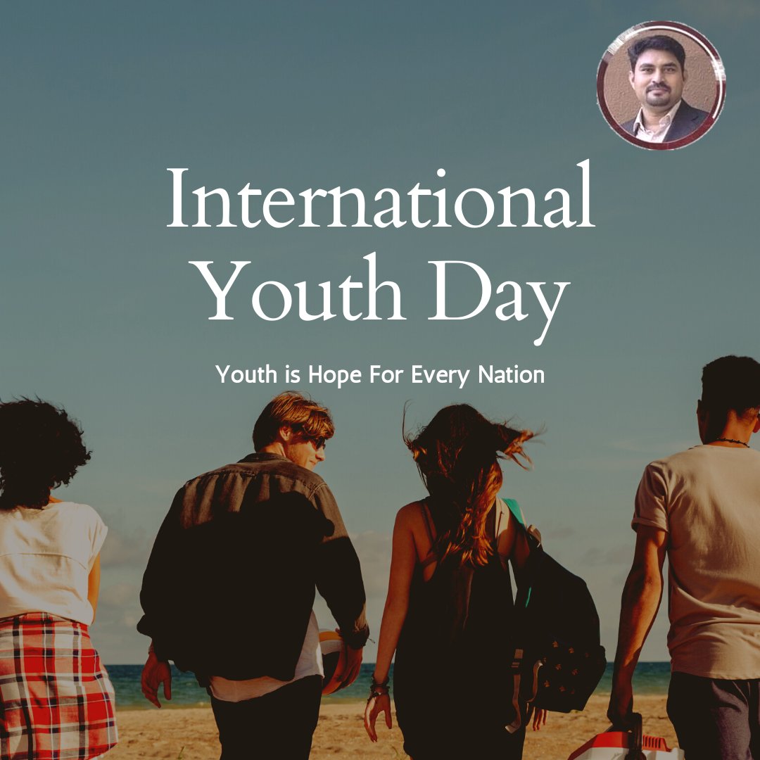 VargheseTharak2's tweet photo. International Youth Day.

#internationalyouthday2022 #internationalyouthmonth2022 #InternationalYouthDay https://t.co/PL3DFIRyHJ