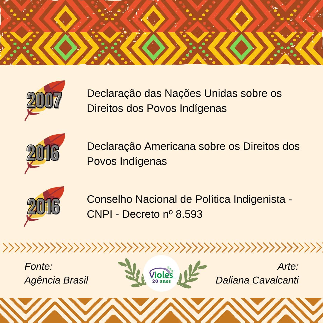 GrupoVioles's tweet photo. Confira a linha histórica dos direitos indígenas.

Fonte: Agência Brasil (matéria de 2017)
Arte: Daliana Cavalcanti (Pesquisadora do Grupo Violes)

#direitosindígenas #indígena #indígenas #povosindígenas #etniasindígenas #direitoshumanos #história #educação #políticaspúblicas https://t.co/IdT1U5O8wJ
