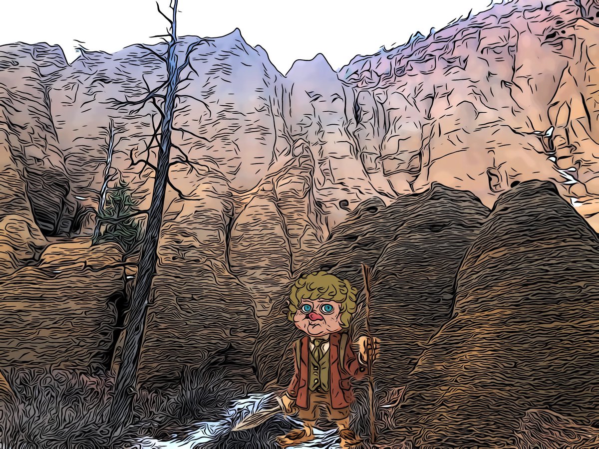 Dragon Hills is one of the trickiest terrains to manage just north of <a href="/Halflington/">Adventurous Halflings ⛺️👣 - Traitswap is live!</a> 👣 Legend has it that each hill is a tomb of a dragon long lost, but that may wake again in the darkest of days. I wonder when/if those days will come?! 🤔 🤷🏻‍♂️

#nft #nftart #nftcommunity #halflings