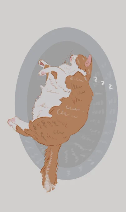 Somehow my cat Fuku knows when I'm upset because he'd be nearby to accompany me (even when I'm blasting Weezer in the bathroom and he making noise by the door that lil perv)(c) maxro_art on insta 