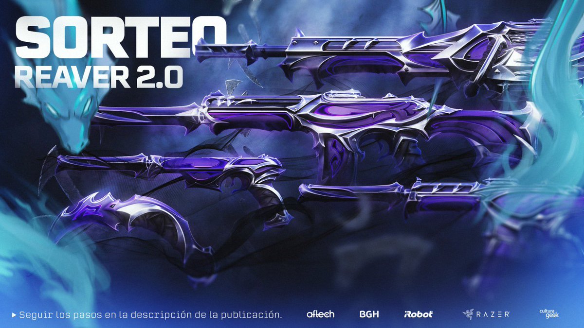 SoyPan__'s tweet image. 🎁SORTEO PACK REAVER 2.0🎁
🟢REQUISITOS:

☑️ SEGUIR A @LeviatanGG Y @SoyPan__
☑️ MENCIONAR A DOS AMIGOS
☑️ RT🔁Y LIKE❤️ A LA PUBLICACION

TERMINA EL 18 DE AGOSTO, SUERTE A TODOS 🎊🎉🎁