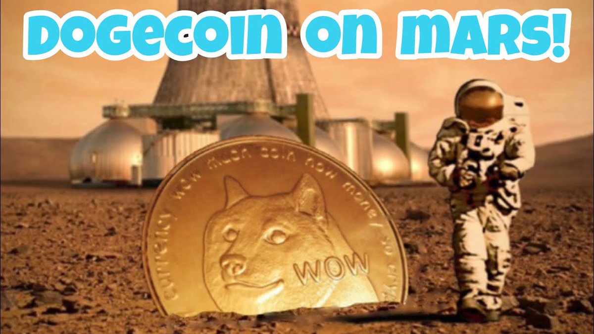 MattWallace888's tweet photo. @elonmusk #Dogecoin will be on mars one day https://t.co/UW0vnsLPph