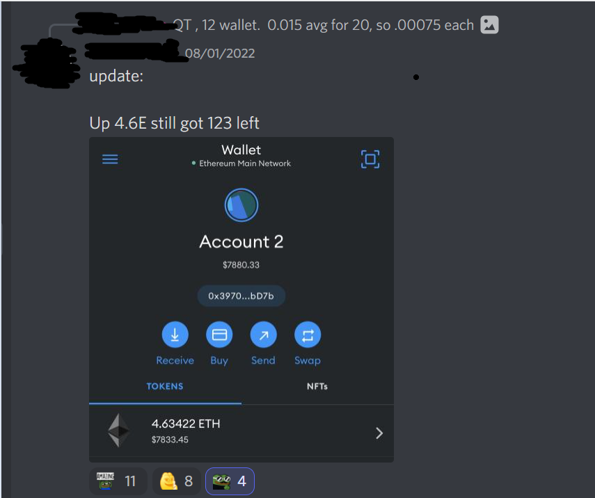 TimithNFT's tweet photo. Some of you haven't heard of us yet. We are currently still in beta cooking the drops that the other leading bots are. We have had members cook drops by themselves  than entire bot communities have in one shot. https://t.co/OJcpHxIfH3