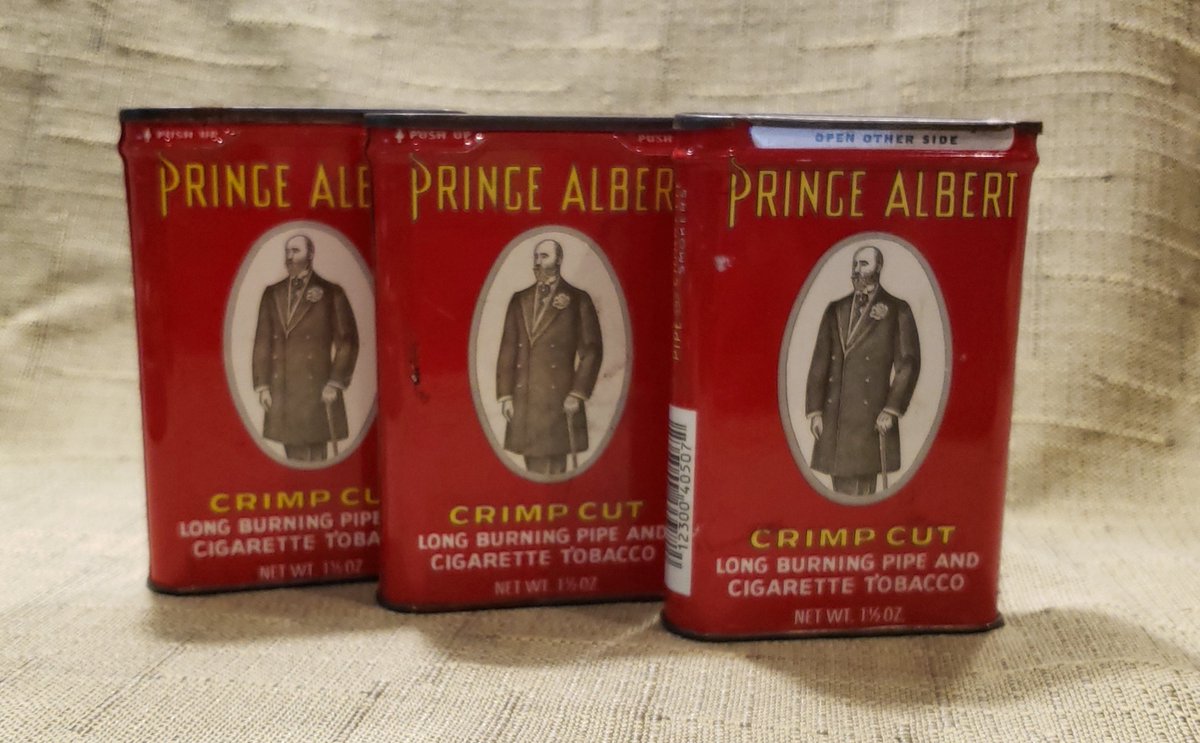 atticesoterica's tweet photo. Three Vintage Prince Albert Crimp Cut Long Burning Pipe And Cigarette Tobacco Empty Rectangle Tin, Collectible Tin Tobacciana https://t.co/u8BHxobkeu #Antiques #Vintage #Collectibles #Etsy #AtticEsoterica #Curios #BestOffer #LongBurning https://t.co/30PHdH5ScH