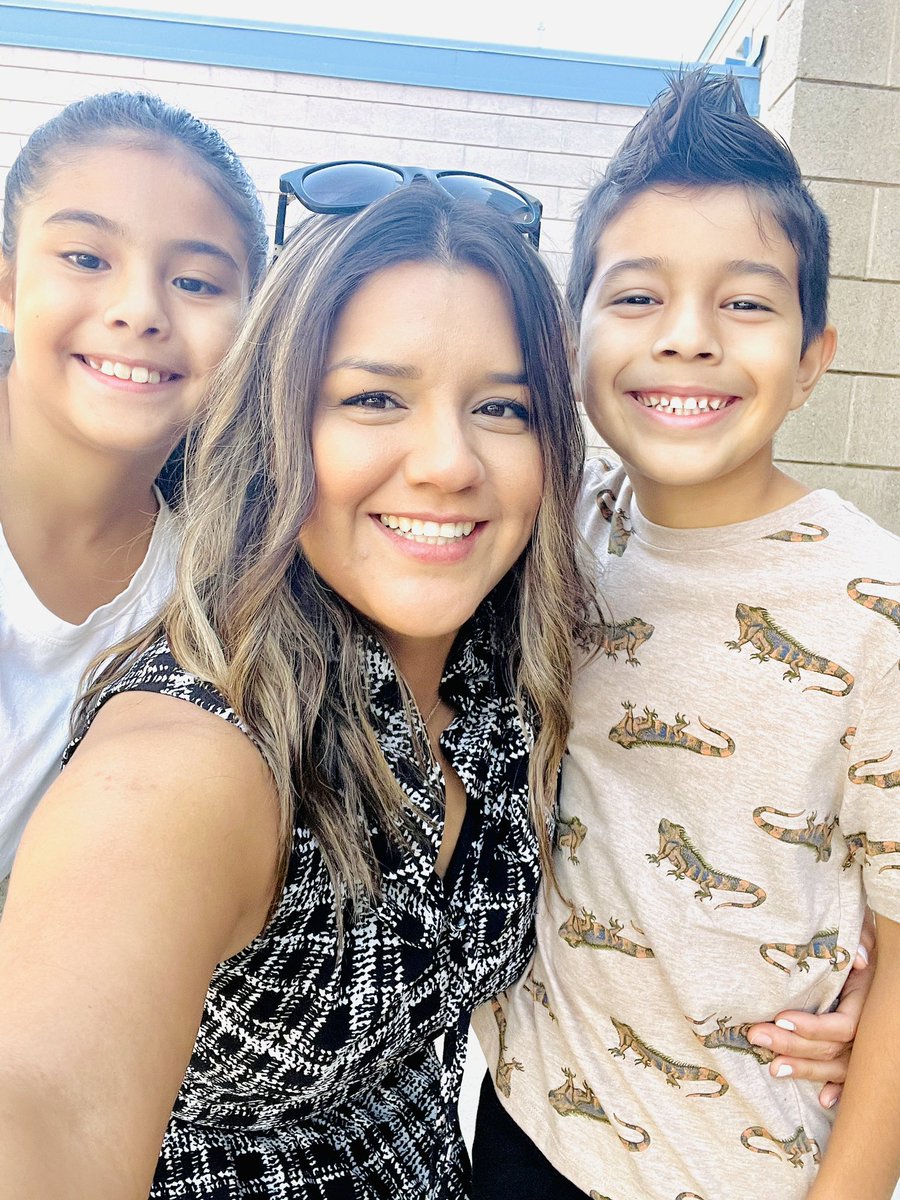 My 2nd &amp; 4th grader had a fantastic first day of school today!So grateful for the warm welcome today, &amp; are excited to have an old friend <a href="/APBishop89/">Andrew Bishop Ed.D.</a> as our #Principal!! It’s going to be a great year of growth, community and fun learning <a href="/visaliausd/">Visalia Unified School District</a>! #bestfirstday #happymom