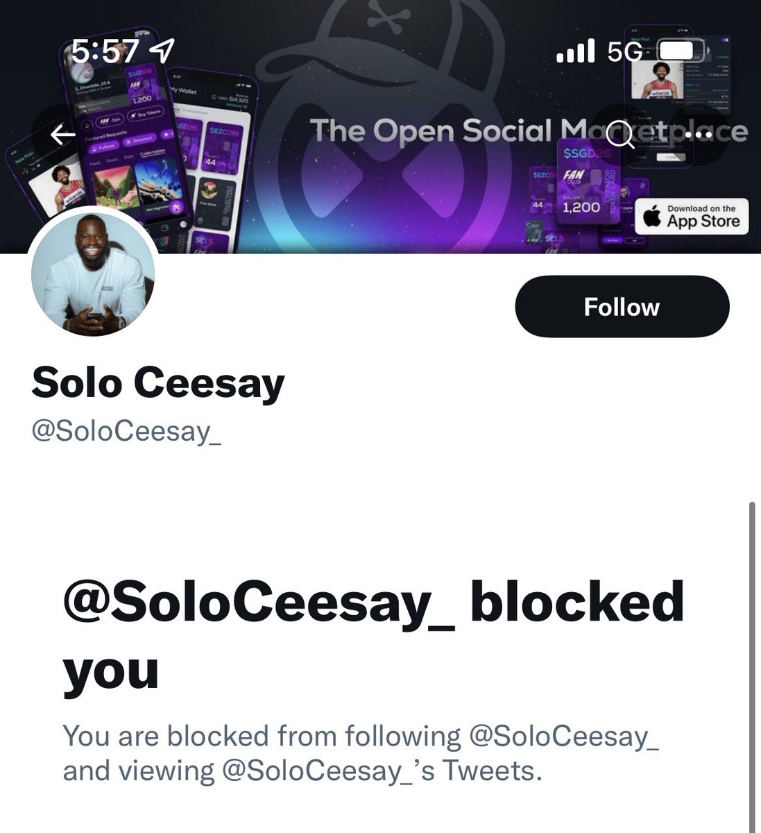 ⚠️ WARNING ⚠️ hey @hedera fam, it looks like there’s an account impersonating me (@soloceesay_) please report them and be weary of anything they post (don’t click any links)