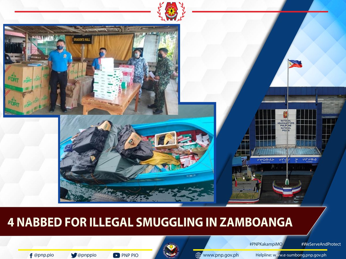 pnppio's tweet photo. After the inventory, authorities assessed the smuggled confiscated items to be worth Php1,570,800.00.
Read more: https://t.co/6o2Tlzo6gq

#WeServeAndProtect
#PNPKakampiMo
#PulisNgPilipino
#MalasakitKaayusanKapayapaanTungosaKaunlaran

https://t.co/txtYyrzpsG https://t.co/UWsKRMmukD