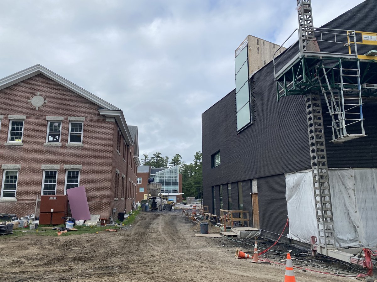 rebeccatect's tweet photo. Super excited to visit this @HGA  project @BowdoinCollege with an awesome team! It is coming along! https://t.co/RwejD1n9zl