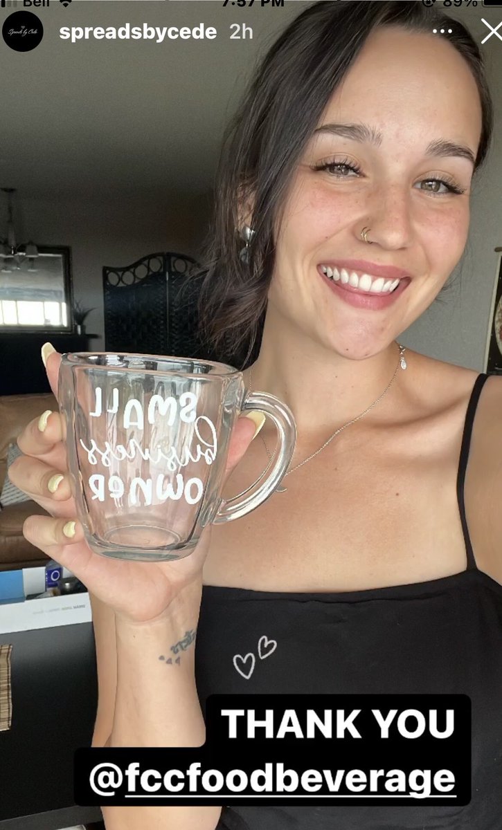 A special delivery of a Manitoba Made Box of Goodies to this girl today! Check out Spreads by Cede! More good things to come from this Manitoba Women Entrepeneur! <a href="/FCCfoodbeverage/">FCC Food and Beverage</a>#mbsmallbiz#thegiftthatkeepsongiving#