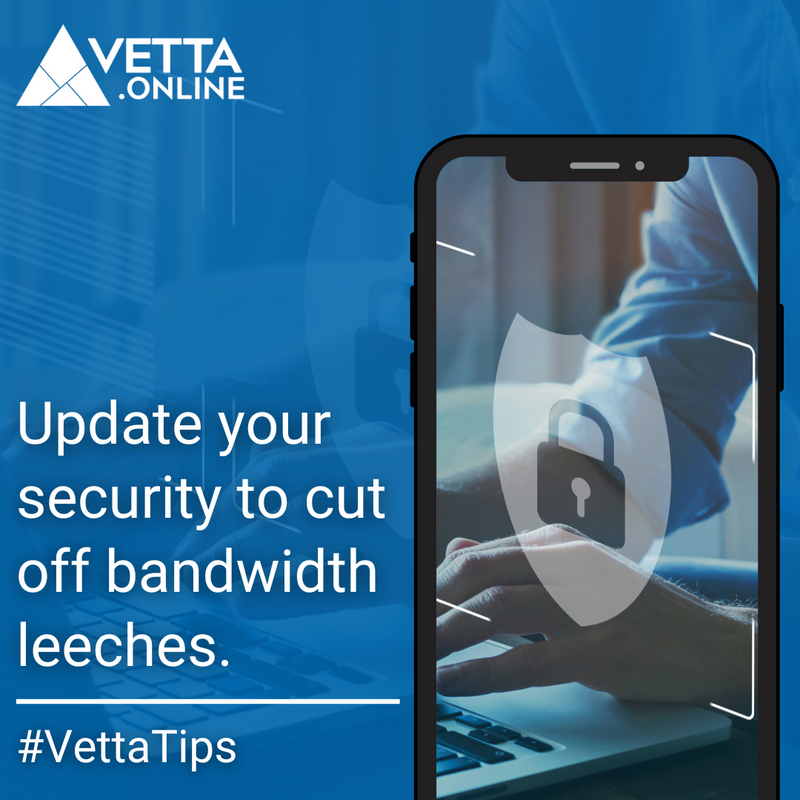 VettaOnline's tweet image. 🌀 By taking up internet bandwidth, extra users slow your internet connection. You&apos;re opening up your network to freeloaders if you fail to add protection to your Wifi network. 

#VettaOnline #InternetConnectionTips #SecurityUpdate #VettaTips