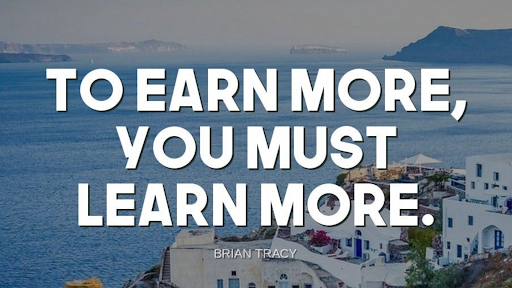 TheZigZiglar's tweet photo. "To earn more, you must learn more."-Brian Tracy https://t.co/pNLj5cXqtp