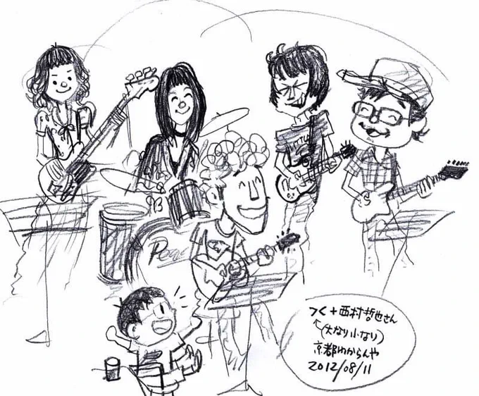10年前の今日はこんな記憶スケッチ描いてたようです 