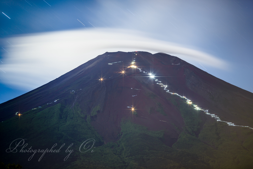 8月12日の富士山。2019年に撮影。