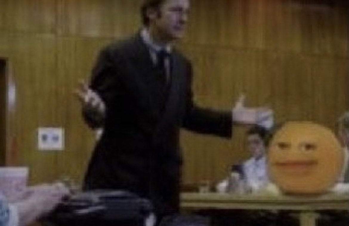 YT_DGZUS's tweet photo. Your honor, Just because my client said “knife” doesn’t mean he had any involvement in the death of apple! It was nothing but pure coincidence and my client shouldn’t be held accountable! https://t.co/aDNXmqRhl1