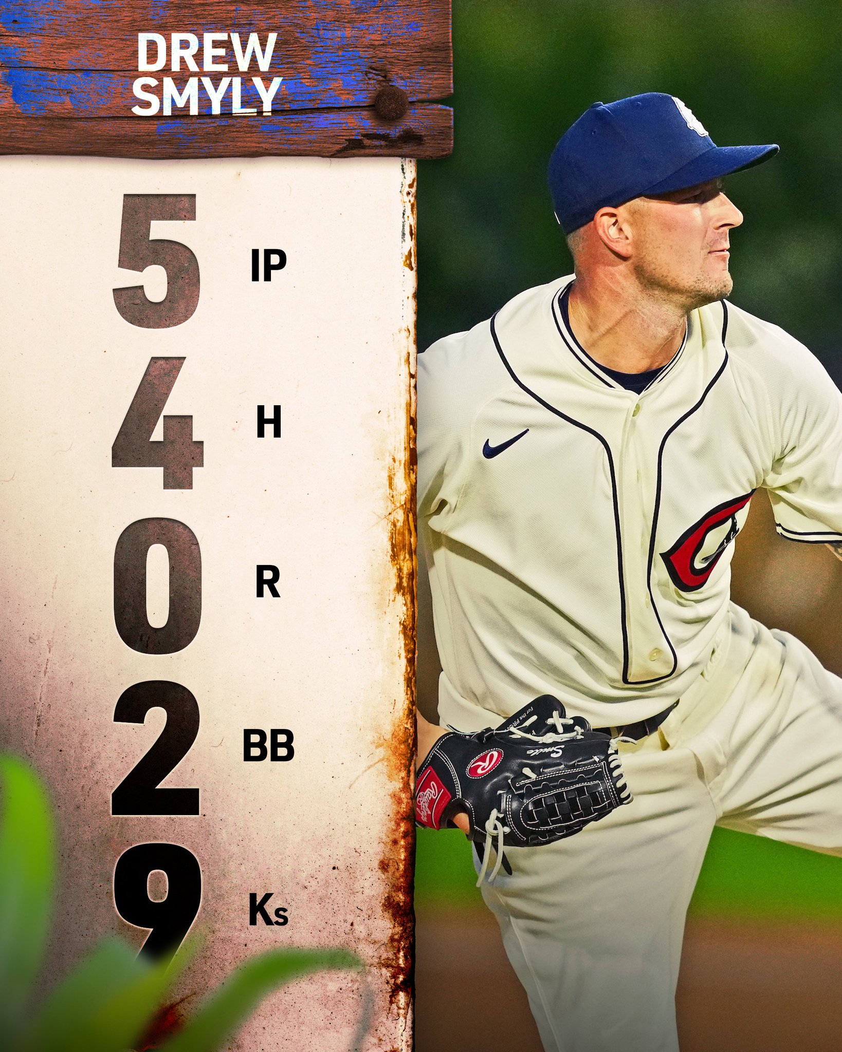 MLB on X: Drew Smyly played a starring role in tonight's action.  #MLBatFieldofDreams  / X