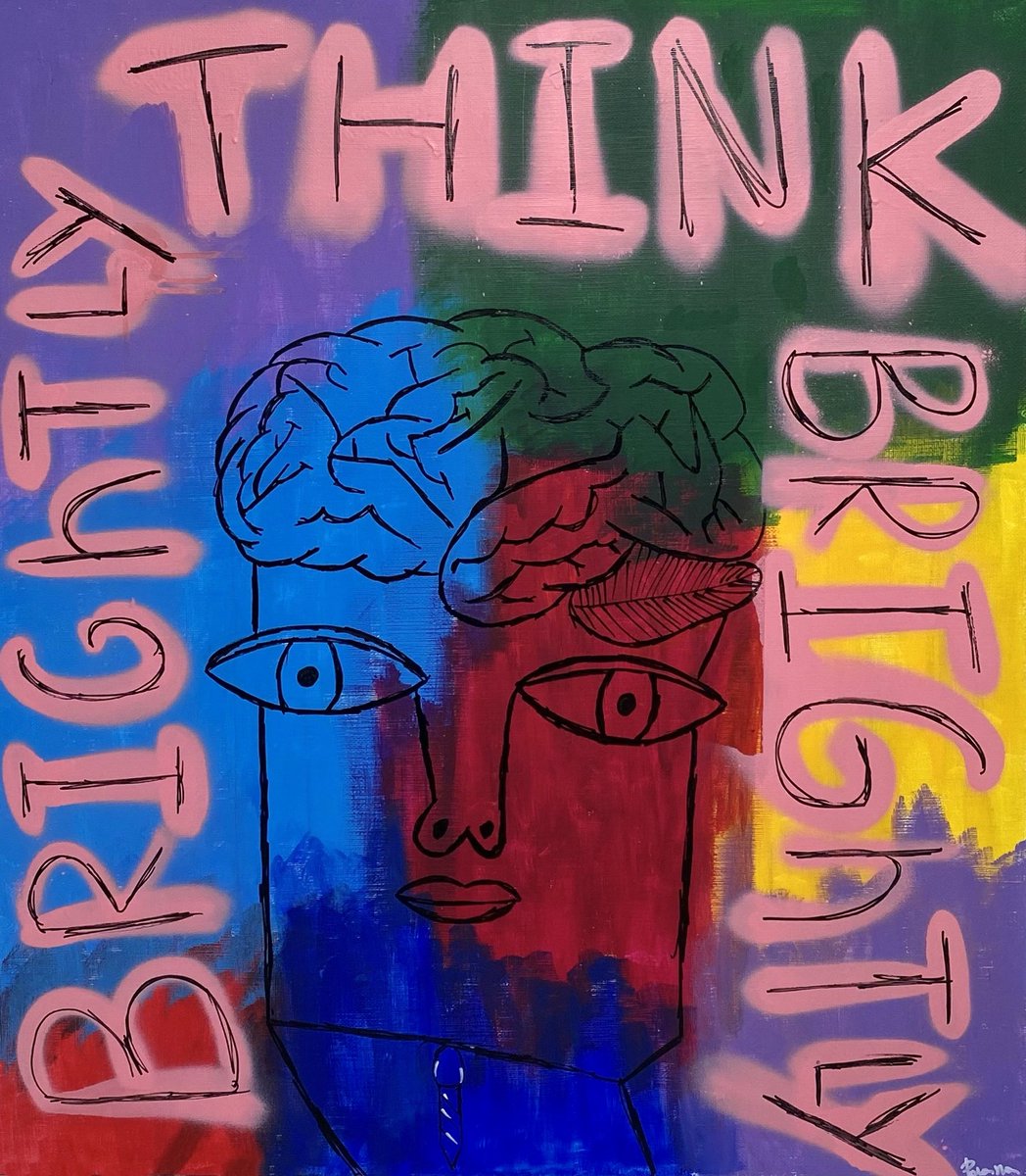 polasha5's tweet photo. "Think brightly" 
#art #artwork https://t.co/yDWsnjVhop