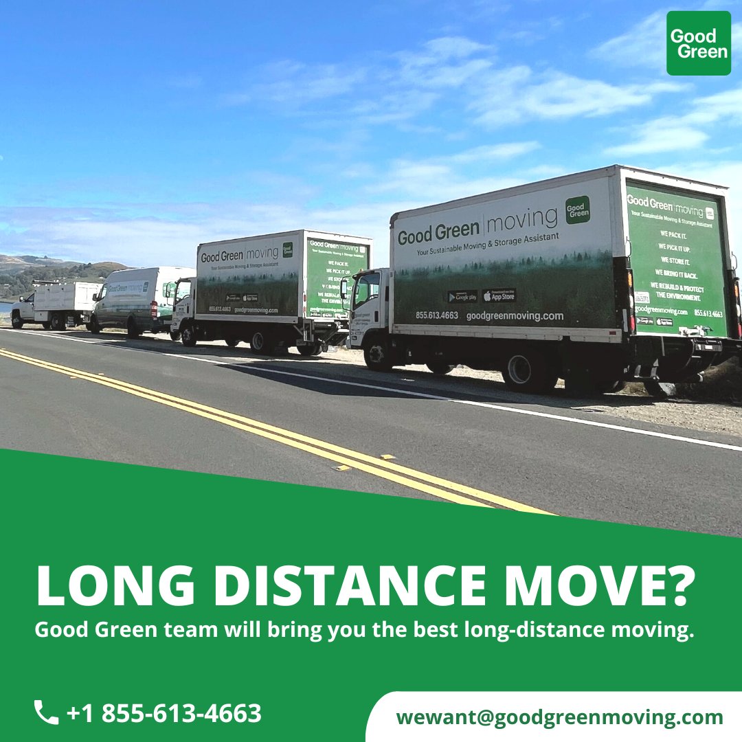 GoodGreenMoving's tweet image. Good Green is ready to make your long-distance moving safe and comfortable. 

Plus, our expert team can meet your expectations to get the job done. 😉🚛

#housemoving #homepacking #safemoving #localmovers #goodgreen #goodgreenmoving