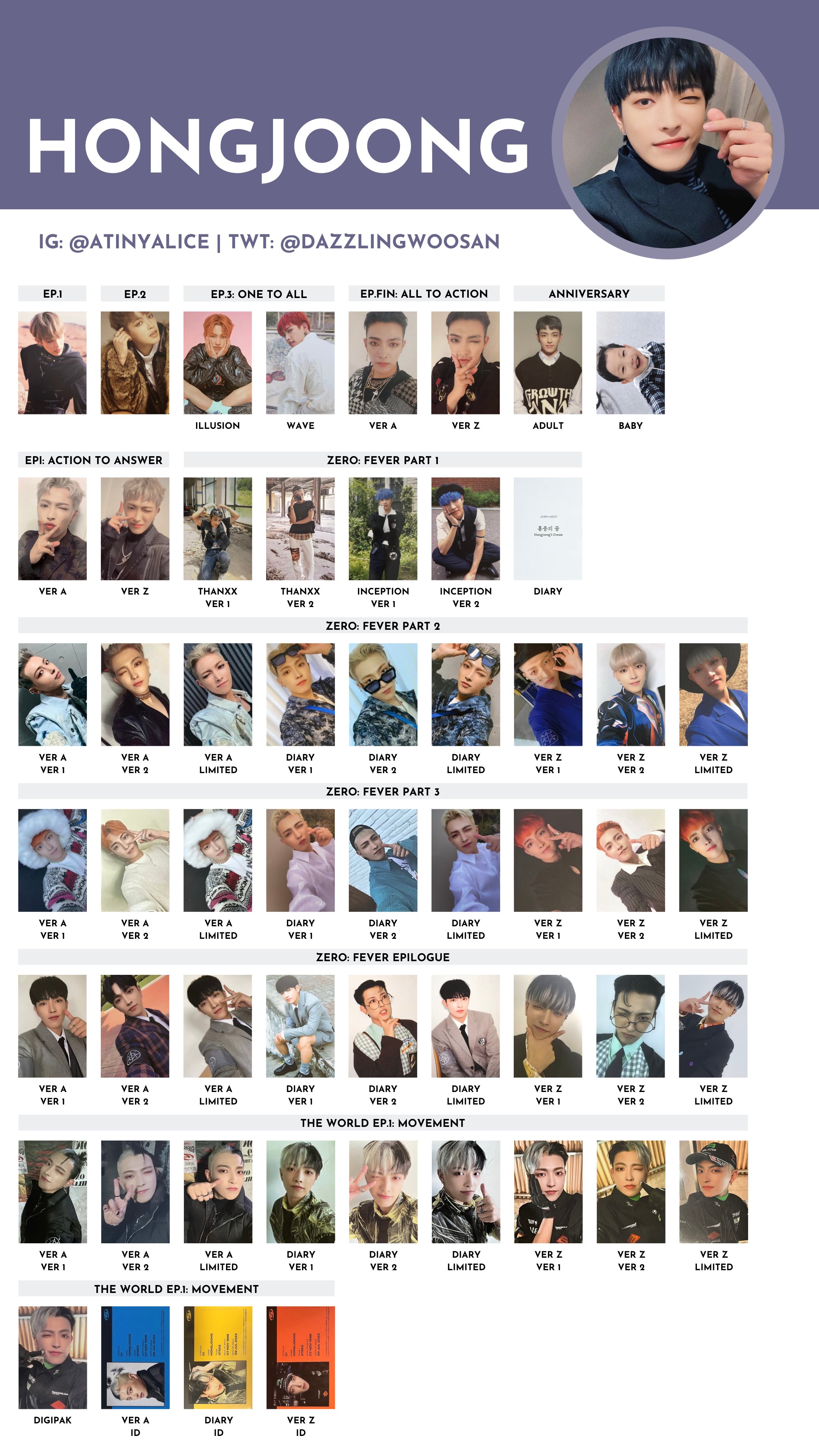 TEEZMON HANAMON HONGJOONG PHOTOCARD トレカ | Shop at Mercari