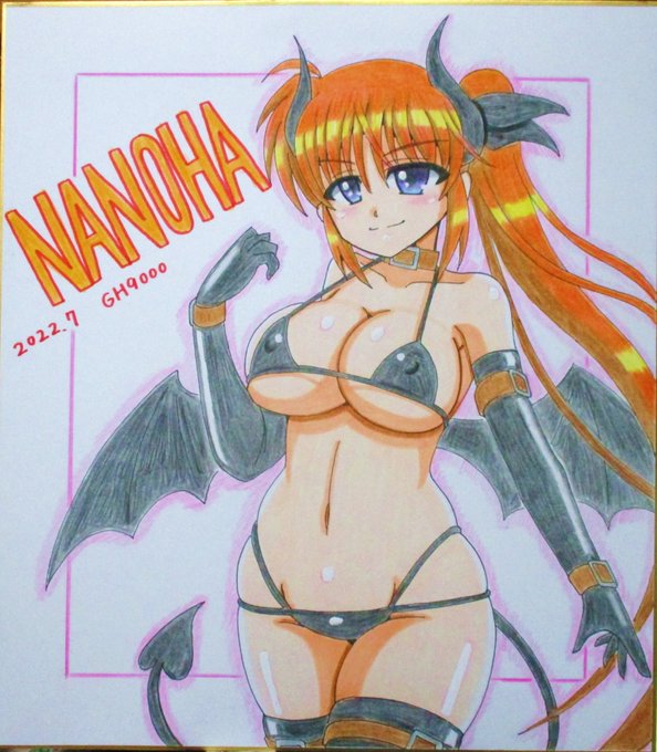 (告知)夏の色紙、天使と悪魔シリーズ!これに先日描いたエクハ水着シリーズを加えた全10種前後をコミケ後の8月15日夜21:00よりピクスペにて頒布致します!(プロフ欄に店舗ページへのリンク有)夏コミ新刊も出品予定なので宜しければチェックしてみて下さい 