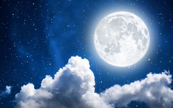 スーパームーンのtwitterイラスト検索結果