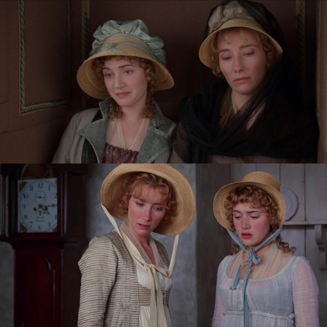 Bonnets, bonnets, bonnets! In volume alone Sense & Sensibility may take the #bonnetwatch1847 (or 1811 in this case) crown! 

#EyreBuds #JaneEyre #charlottebronte #edwardrochester #bookadaptations #romancereader #moviereviewpodcast #historicaldramas #perioddrama