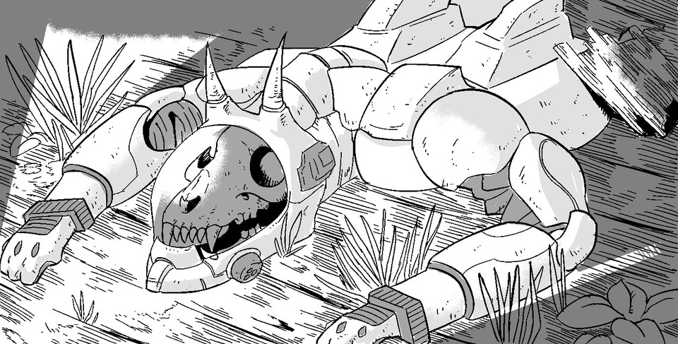 ProjectHelios3's tweet image. XENONAUT AT WORK! Watch as he discovers... oh... OH MY!
...Enjoy the page

#Indiecomics #projecthelios #webcomic #mangastyle #illustration #DiscoverComics #manga 
Enjoy the post? See more #scifi #comics and #illustrations on our page!