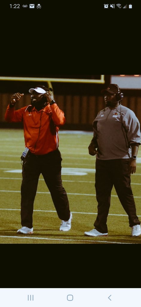 Back when I was the OC and a young <a href="/CoachScottTX/">Sam Scott, M.S.</a> was my understudy...  Now he's running the <a href="/Kempner_FB/">KEMPNER FOOTBALL</a> offense and I'm managing the game.  Makes me proud!  
#EnjoyTheHunt 
#WeAreKHS