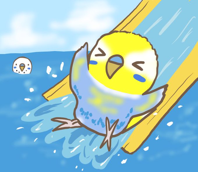 ウォータースライダーのtwitterイラスト検索結果