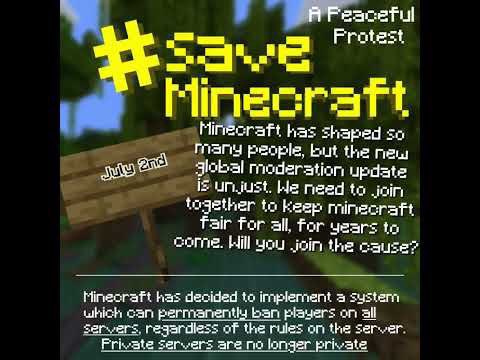 ruralMCgaming's tweet photo. #saveminecraft I’ve played Minecraft since version 1.9 and honestly, I didn’t think it would get this bad. ever since notch sold Minecraft has been going down hill with Microsoft. Minecraft doesn’t need this ridiculous amount of moderation. To be blunt it’s an abuse of power. https://t.co/OHYz3tp4sJ