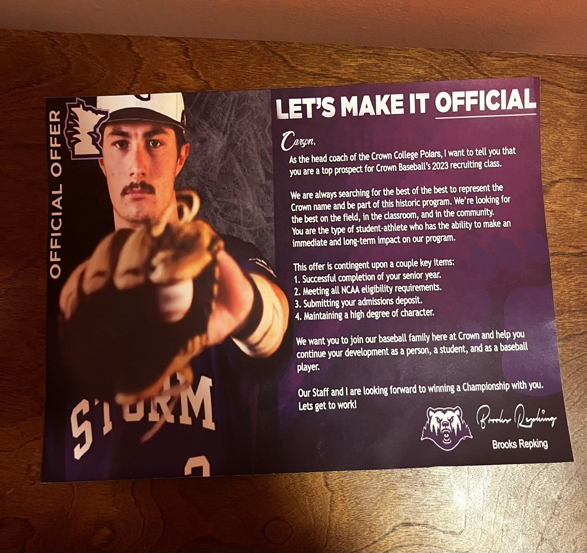 Carson Sanders tweet media