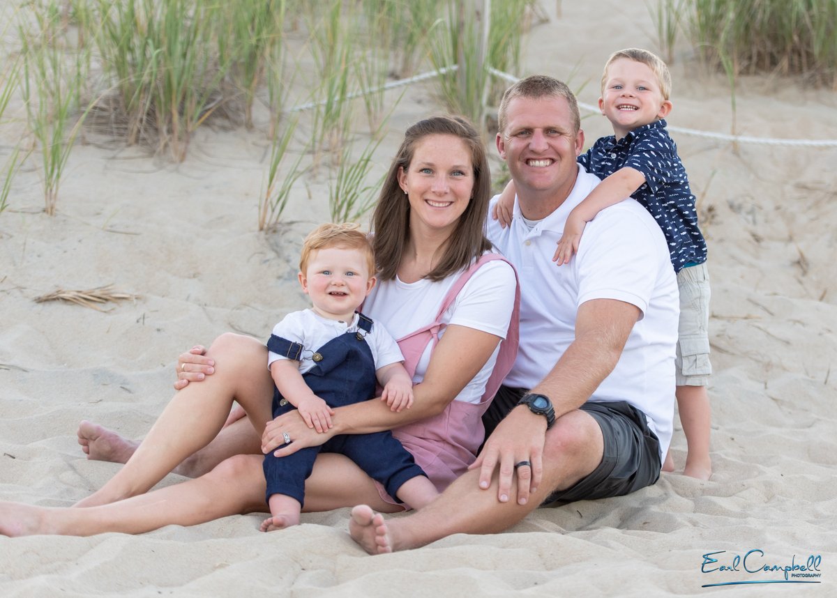 Had a great time tonight on the beach in Ocean City with this really awesome family!  Sneak peek!