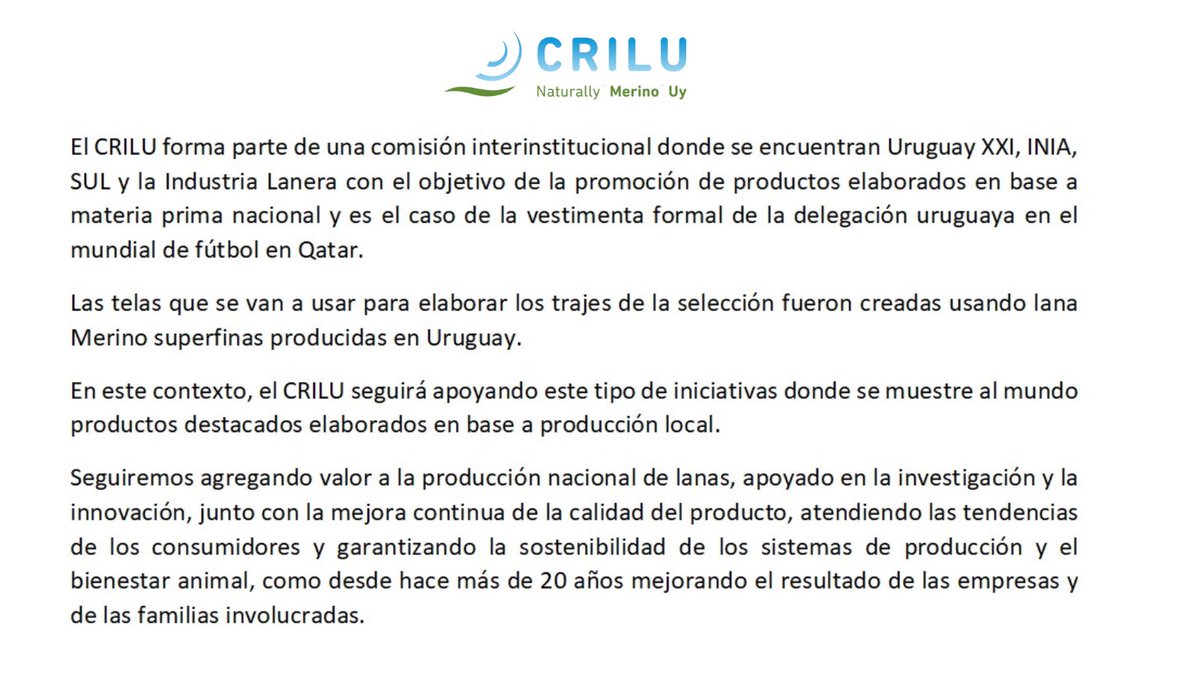 CRILU_uy's tweet photo. 🔗Compartimos el siguiente comunicado @CRILU_uy https://t.co/ZCcyXNXifK