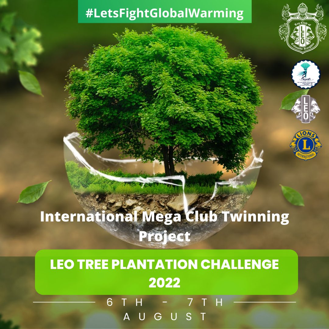 LCCK_II's tweet photo. Global warming is one of the biggest threats for humankind! 

Send us your photographs with your new sapling rooted into the soil... 🌱

Plant More Greens and Save More Lives!

#LeoTreePlantationChallenge2022 
#TeamKnights
#ColomboKnights #ProudLeo #InspireInnovateImpact https://t.co/m4bRabkV3c