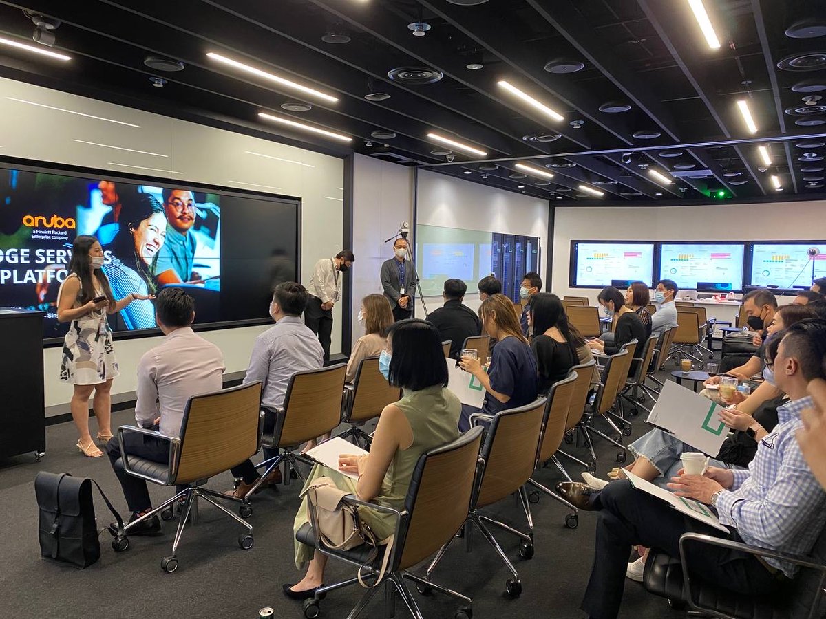 Epsilontel's tweet photo. Thank you @HPEnterprise & @Aruba in Singapore for hosting @Epsilontel and @Westcon at their Customer Innovation Centre (CIC). It was an insightful experience to learn about #Edgeconnect solutions in action.
#partners #sdwan #edgeconnect #aruba #hpenterprise #epsilontel #westcon https://t.co/sxUXLmtxx7
