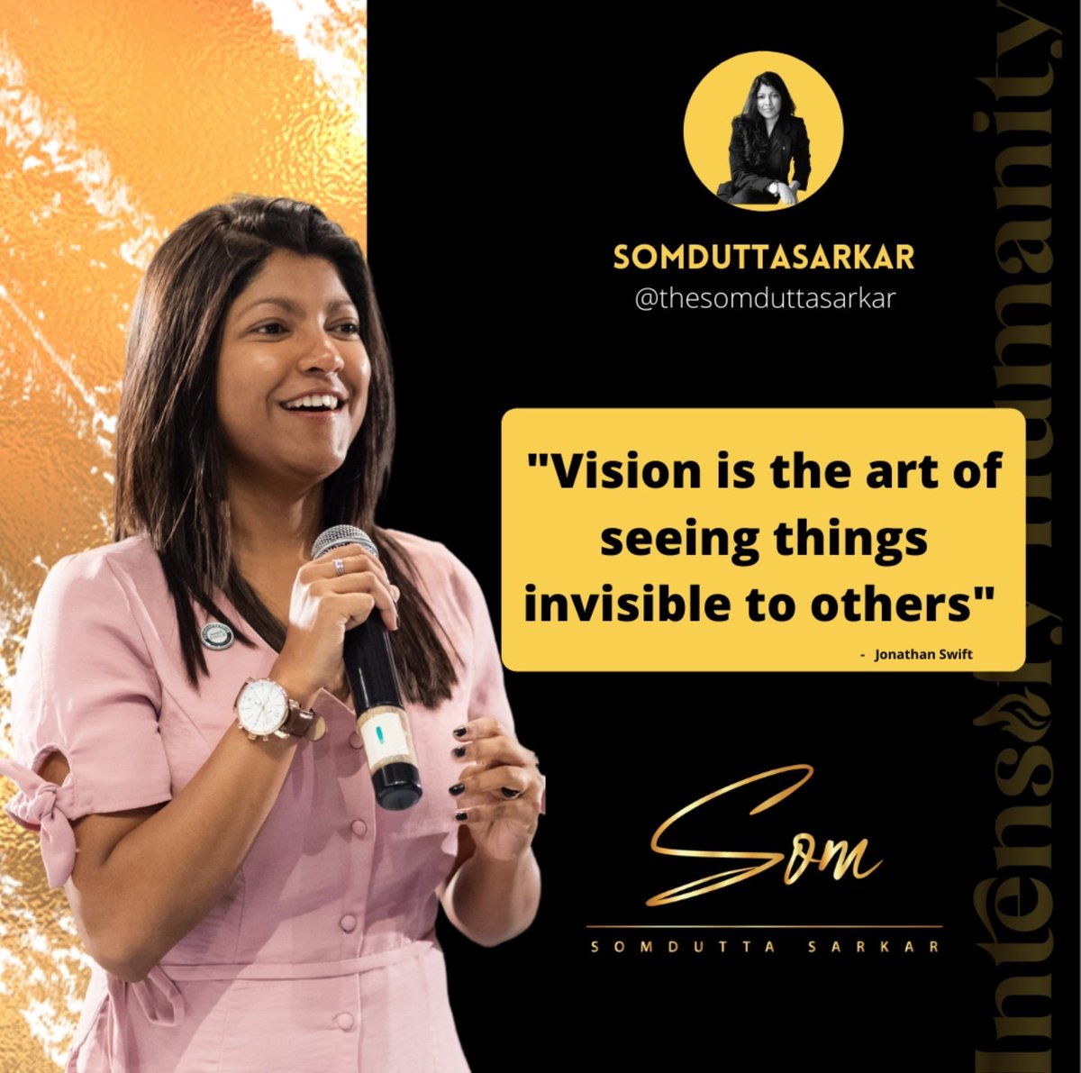 somdutta_sarkar's tweet photo. "Vision is the art of seeing things invisible to others"
#somduttasarkar #intensifylife #vision #photoshoot #canon #eyes #goals #business #entrepreneur #success #portraitphotography #dream #focus #marvel #sunglasses #mindset #myself #believe #dreams #glasses #portraits #pose https://t.co/9auYUa4NMC