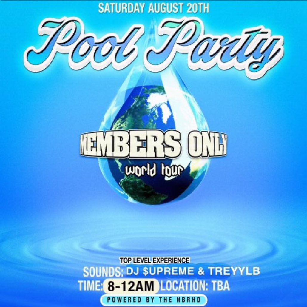 TopLevelExp's tweet photo. Official Move in Weekend of NOLA 
August 19 Rep Yo City Tickets: https://t.co/2WWKL1pEqX
-
August 20 Members Only Pool Party
https://t.co/q2oTtvQPjj https://t.co/BHPRTmRkAn