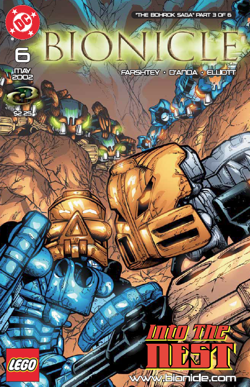 One for the bonk fans: Bionicle #6: Into the Nest by Greg Farshtey and Carlos D'Anda #810NICLEDay