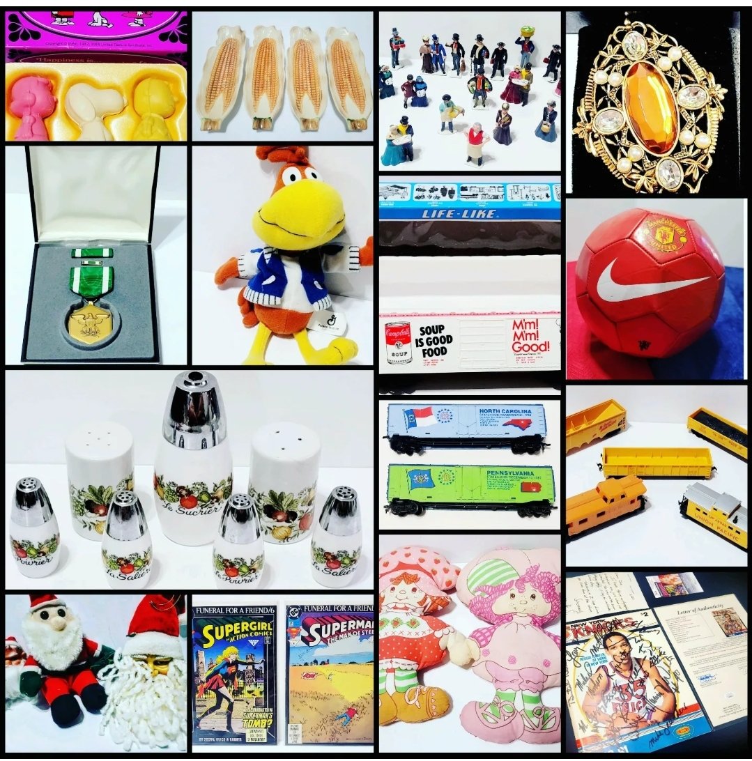 #vintage #vintagebooks #vintagechristmas #vintagetoys #vintagecomics #sportsmemorabilia #jewelry #snoopy #antiquebooks #militaria #beltbuckles #hoscale #oscale #gscale #nscale #avon #vinyl #8track #vintagesaltandpeppershakers copy & paste link below ebay.com/str/rrrandoms?…