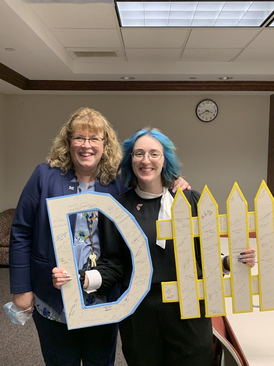 bmoore_beth's tweet photo. So proud of the new Dr. Warheit-Niemi on her defense today. ⁦@heleniwn⁩ ⁦@UMMicroImmuno⁩ https://t.co/vjDfhmsJUH
