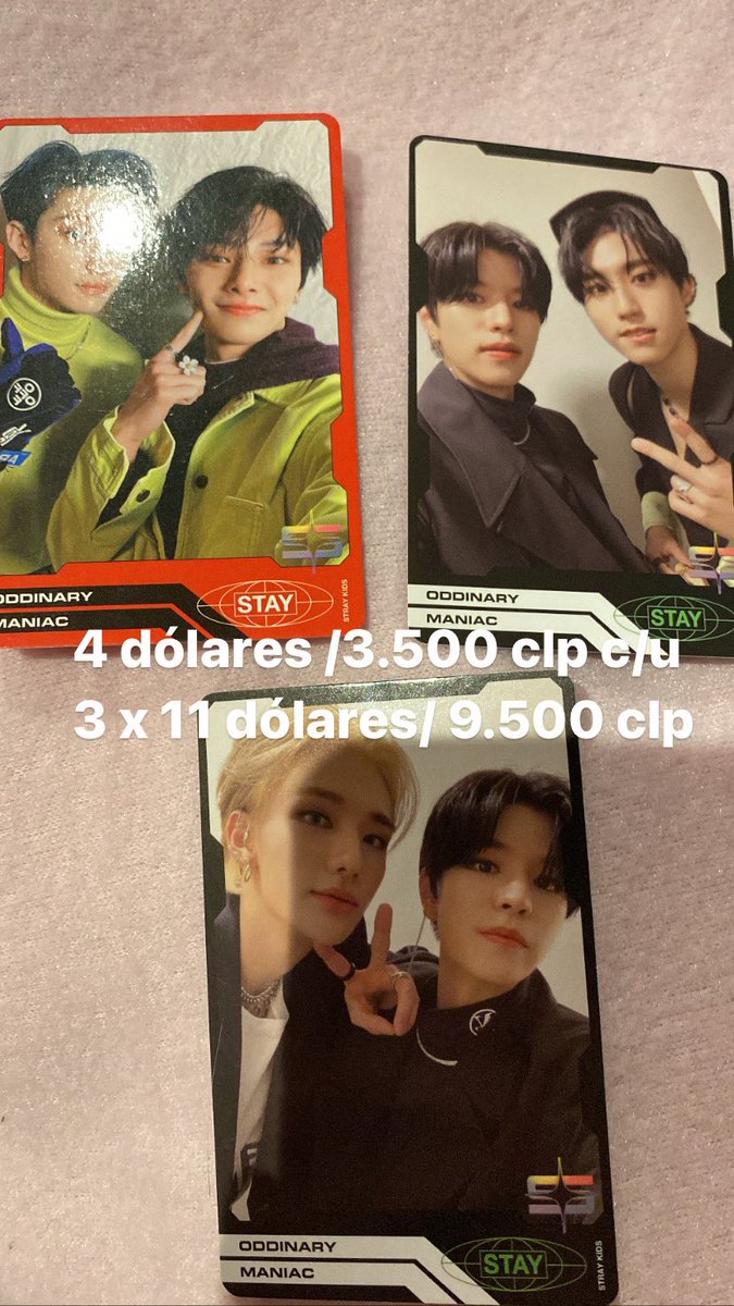 seungmioybin's tweet photo. WTS STRAY KIDS SKZ SEUNGMIN JEONGIN BANGCHAN JISUNG
BASED IN CHILE
WW IS OK
PAYPAL G&S
proofs @/seungpupps on ig
#straykidswts #skzwts #wts #pcwts https://t.co/BZSZpjnDEA