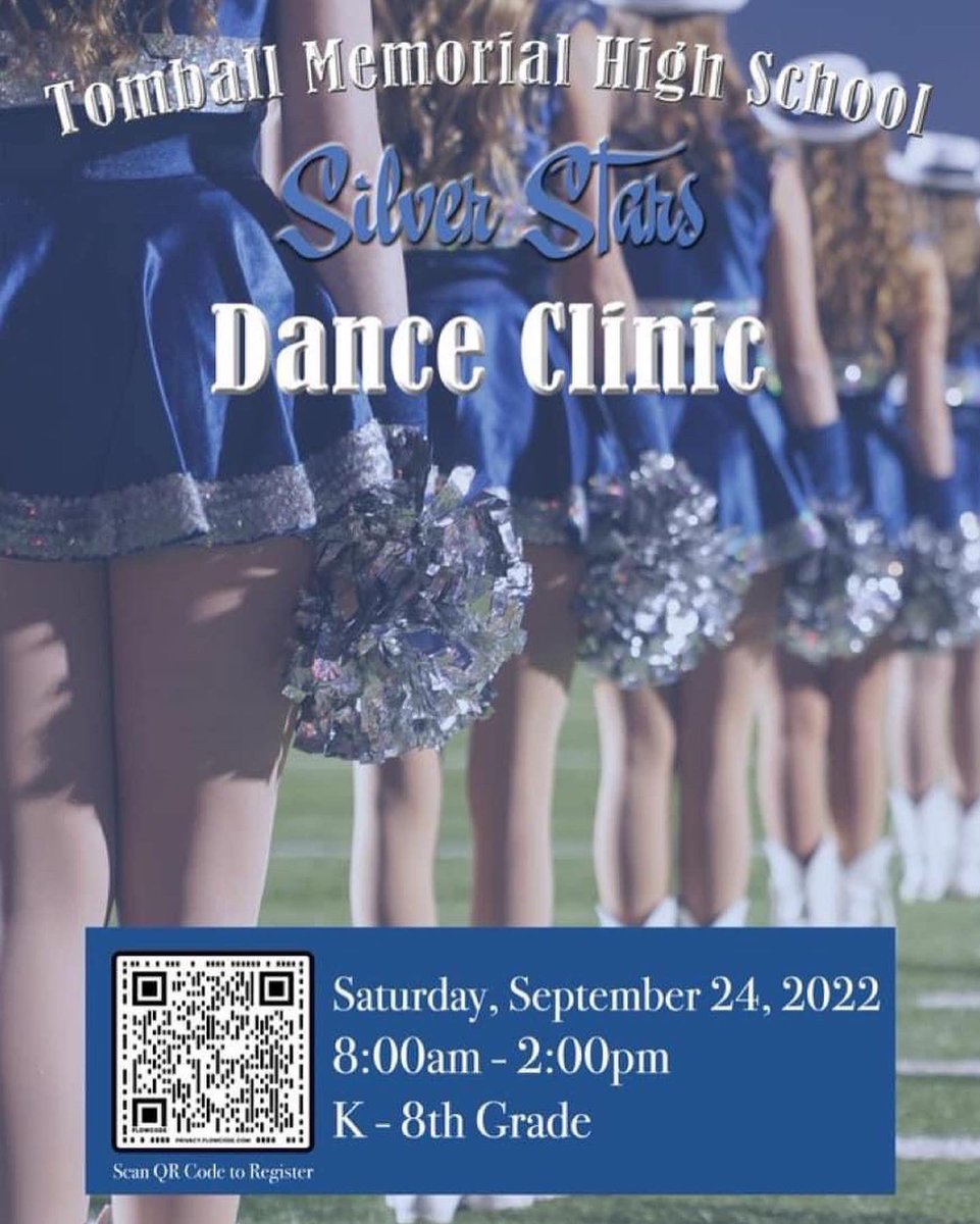 GLJHMrsOBrien's tweet photo. Come dance with the TMHS Silver Stars!  @TISDGLJHDANCE 💙🤍💛🖤 https://t.co/9iDc5qNmEv