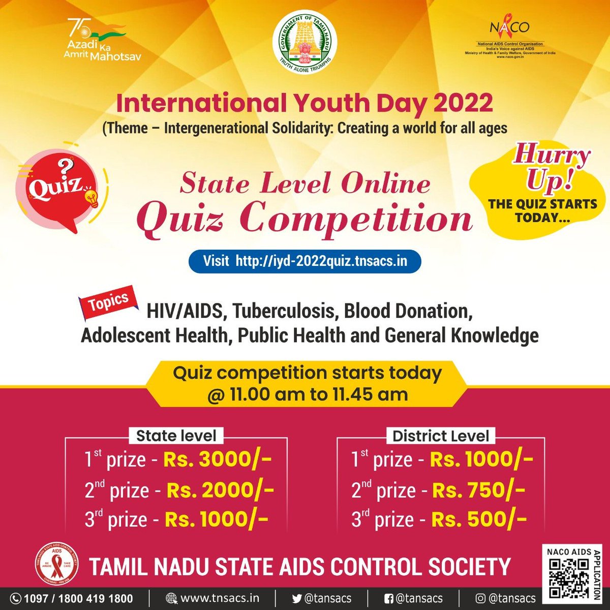 Tamil Nadu State AIDS Control Society - TANSACS tweet media
